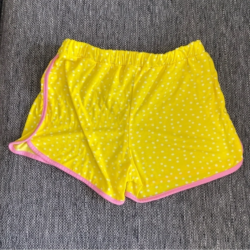 Jessica Simpson Girls shorts size 10 12 yellow pink